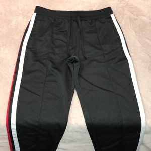 NEW Men’s Ankle-Zip Striped Pants